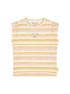 Steiff Top w kolorze pomarańczowo-żółtym rozmiar: 98