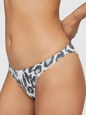 Stella Mccartney Dół od bikini w print panterki