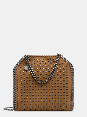 Stella McCartney FALABELLA MINI torebka damska z imitacji zamszu