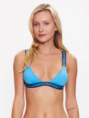 Stella McCartney Góra od bikini Logo Classic S7BY81890.45612 Błękitny