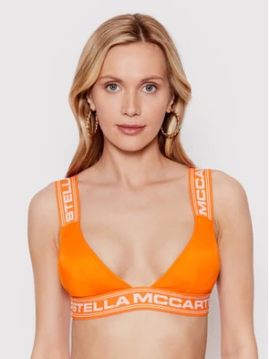 Stella McCartney Góra od bikini Sporty Logo S7BY81570.84012 Pomarańczowy