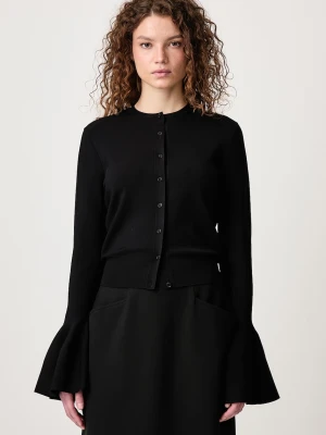 Stella McCartney kardigan z wiskozą damski