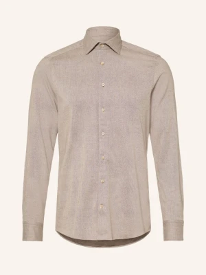 Stenströms Koszula Flanelowa O Kroju Slimline beige