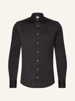 Stenströms Koszula Z Dżerseju Slim Fit schwarz