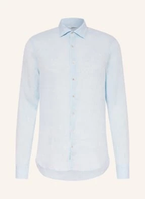 Stenströms Koszula Z Lnu Slim Fit blau