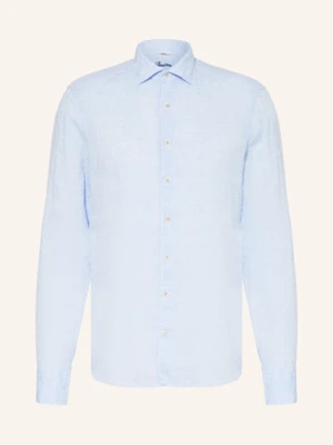 Stenströms Koszula Z Lnu Slim Fit blau
