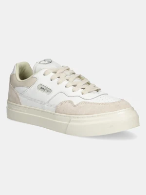Stepney Workers Club sneakersy skórzane Pearl Leather męskie kolor biały YA20520