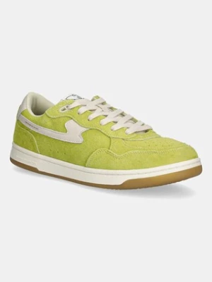 Stepney Workers Club sneakersy zamszowe Pro Cup 01 S-Strike Geo-Merged męskie kolor zielony YQ03235