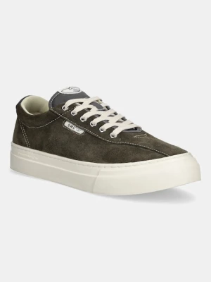 Stepney Workers Club tenisówki DELLOW 02 CUP SUEDE kolor zielony YA21605