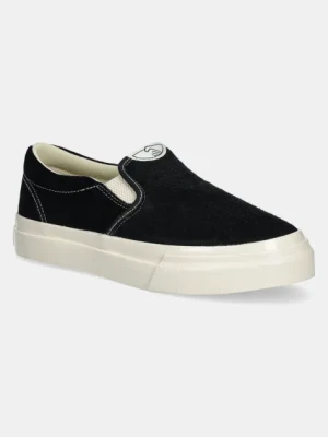 Stepney Workers Club tenisówki LISTER RAW SUEDE kolor czarny YA03014