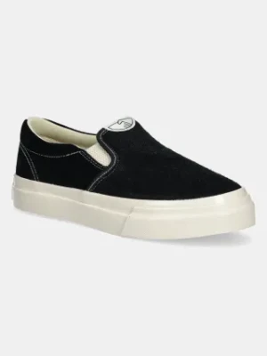 Stepney Workers Club tenisówki LISTER RAW SUEDE kolor czarny YA03014