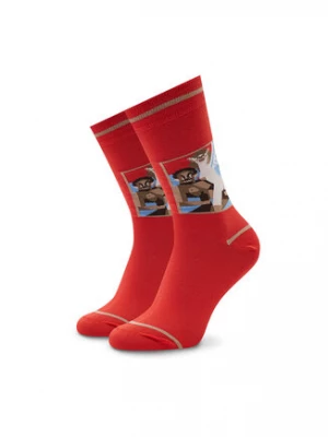 Stereo Socks Skarpety wysokie unisex Wet Nightmare Czerwony