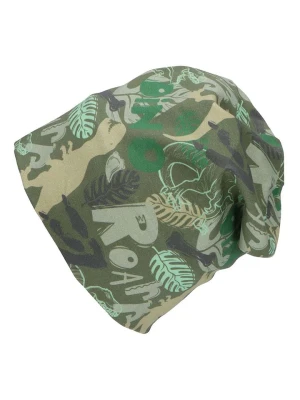 Sterntaler Czapka-beanie "Dinosaurier" w kolorze zielonym rozmiar: 51 cm