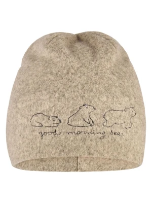Sterntaler Czapka beanie w kolorze jasnobrązowym rozmiar: 35 cm