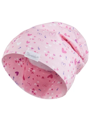 Sterntaler Czapka-beanie w kolorze jasnoróżowym rozmiar: 39 cm