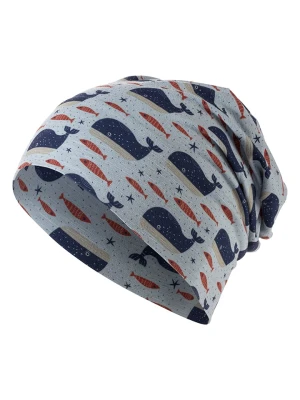 Sterntaler Czapka beanie "Whale" w kolorze błękitno-granatowym rozmiar: 47 cm