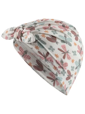 Sterntaler Czapka "Butterfly" w kolorze białym ze wzorem rozmiar: 51 cm