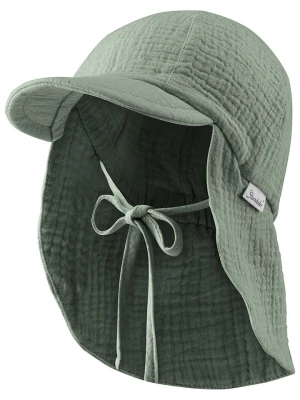Sterntaler Czapka "Musselin" w kolorze zielonym rozmiar: 47 cm