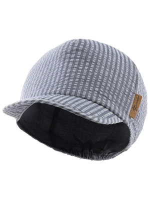 Sterntaler Czapka "Streifen" w kolorze niebieskim z daszkiem rozmiar: 43 cm