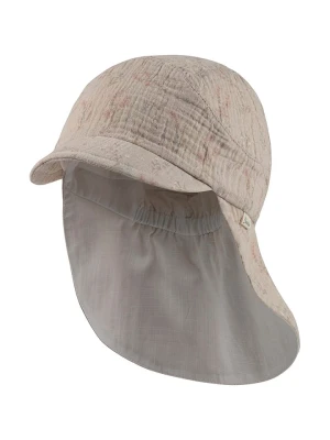 Sterntaler Czapka w kolorze beżowym z osłoną karku rozmiar: 55 cm