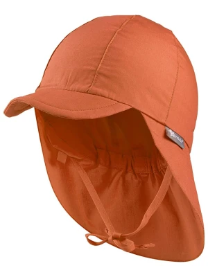 Sterntaler Czapka w kolorze pomarańczowym z osłoną karku rozmiar: 49 cm