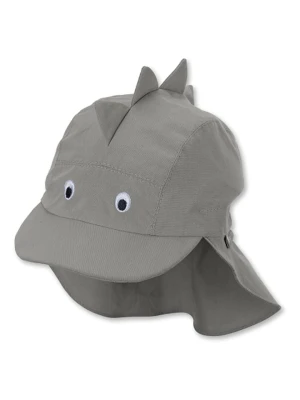 Sterntaler Czapka w kolorze szarym z osłoną karku rozmiar: 43 cm