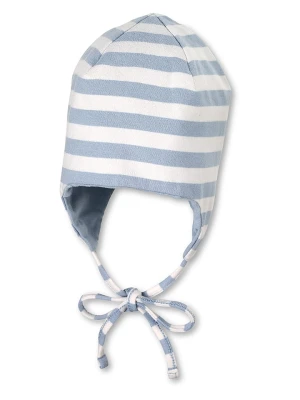 Sterntaler Dwustronna czapka w kolorze błękitnym rozmiar: 41 cm