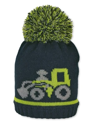 Sterntaler Dzianinowa czapka w kolorze granatowym rozmiar: 47 cm