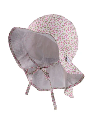 Sterntaler Kapelusz przeciwsłoneczny w kolorze biało-różowym rozmiar: 45 cm