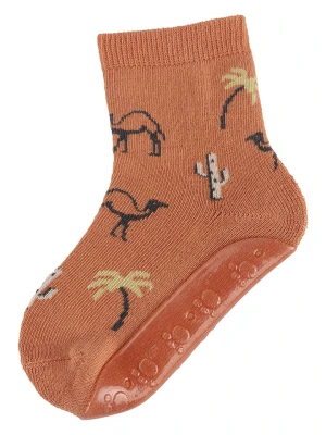 Sterntaler Skarpety antypoślizgowe "Camel" w kolorze pomarańczowym rozmiar: 22