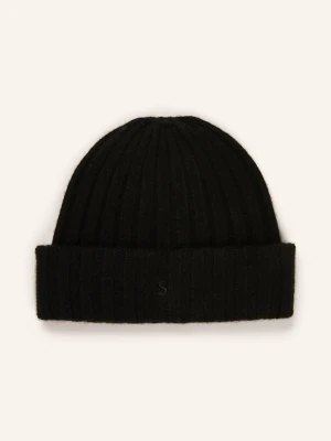 Stetson Kaszmirowa Czapka schwarz CZARNY