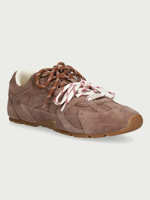 Steve Madden Asiel sneakersy damskie zamszowe beżowy