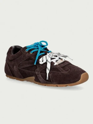 Steve Madden Asiel sneakersy damskie zamszowe brązowy