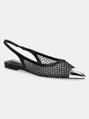 Steve Madden baleriny Marissa kolor czarny z odkrytą piętą SM11003655