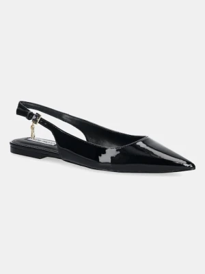 Steve Madden baleriny Odalis kolor czarny z odkrytą piętą 11004933