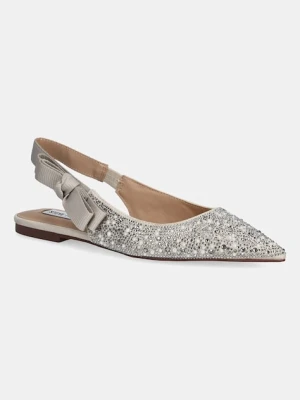 Steve Madden baleriny Olyvia-P kolor srebrny z odkrytą piętą 11004876