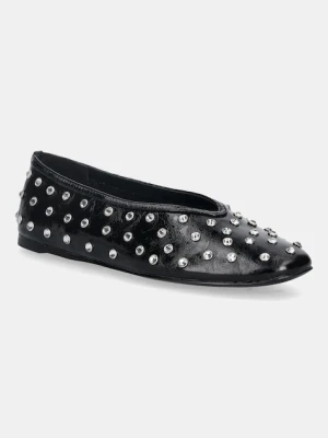 Steve Madden baleriny skórzane Leni-S kolor czarny 11004872