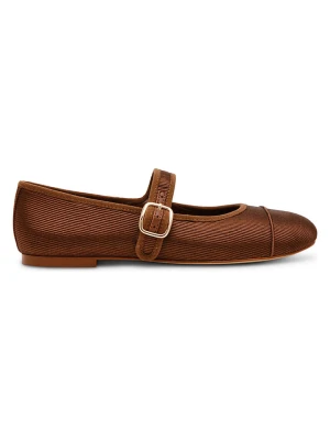 Steve Madden Baleriny w kolorze jasnobrązowym z paskiem rozmiar: 40