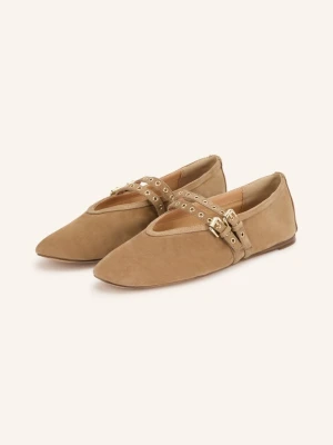 Steve Madden Baleriny W Stylu Mary Jane Lydia beige