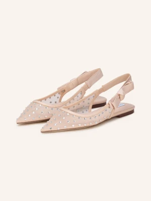 Steve Madden Baleriny Z Odkrytą Piętą Olyvia-R beige