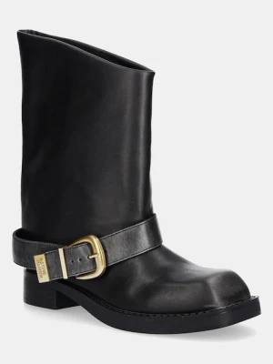 Steve Madden botki Climaxx damskie kolor czarny na płaskim obcasie 11004793