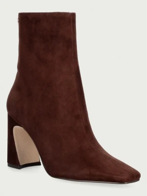 Steve Madden botki damskie zamszowe Flares brązowy