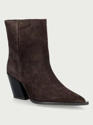 Steve Madden botki damskie zamszowe Melle brązowy