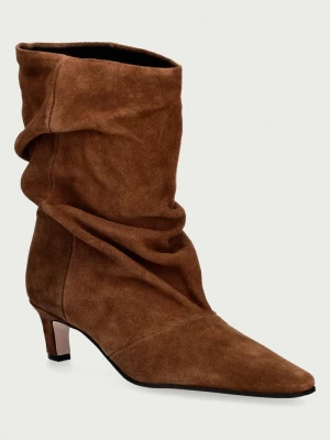 Steve Madden botki damskie zamszowe Vexa brązowy