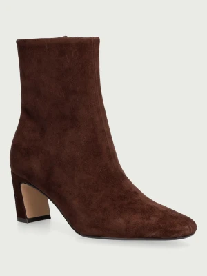 Steve Madden botki damskie zamszowe Willah brązowy
