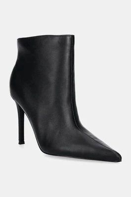 Steve Madden botki skórzane Sentinel damskie kolor czarny na szpilce SM11003451