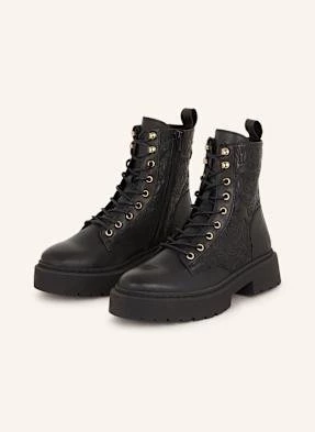 Steve Madden Botki Sznurowane Grazier schwarz