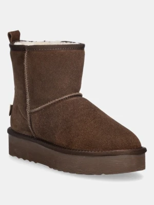 Steve Madden botki Tessah damskie kolor brązowy 11003483