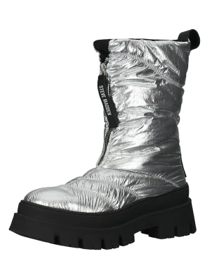 Steve Madden Botki zimowe w kolorze srebrnym rozmiar: 40
