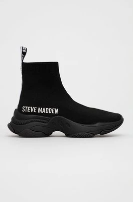 Steve Madden Buty Master kolor czarny na płaskiej podeszwie